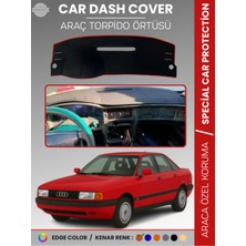 Audi 80 (1986-1996) Torpido Örtüsü Ön Göğüs Koruma Torpido Koruma Araca Özel Kaymaz Kolay Montaj