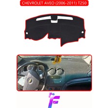 Chevrolet Aveo (2006-2011) Araca Özel Torpido Örtüsü | Ön Göğüs Kılıfı | Tam Koruma | Tam Uyum | D51