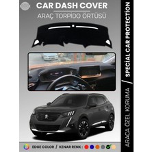 Peugeot 2008 (2019-2021) Torpido Örtüsü Panel Koruma Torpido Koruma Birebir Uyum Kaymaz Özel Kesim