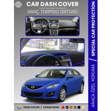 Mazda 6 (2007-2013) Torpido Örtüsü Panel Halısı Koruma Torpido Koruma Araca Özel Kaymaz Kolay Montaj