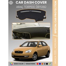 Hyundai Accent (2006-2011) Torpido Örtüsü Kaymaz Tam Uyum Çatlamayı Önler Kolay Montaj