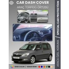 Skoda Roomstar (2007-2014) Torpido Örtüsü Ön Göğüs Halı Torpido Koruma Tam Uyum Kaymaz Uv Koruma