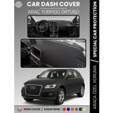Audi Q5 (2008-2017) Torpido Örtüsü Ön Göğüs Koruma Torpido Koruma Araca Özel Kaymaz Kolay Montaj