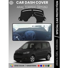 Ford Courier (2013-2020) Ekransız Torpido Örtüsü Panel Koruma Tam Uyum Çatlamayı Önler Kolay Montaj