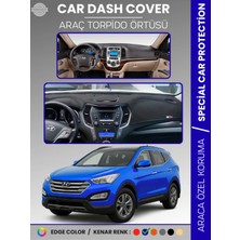 Hyundai Santafe (2012-2017) Torpido Örtüsü Ön Göğüs Tam Uyum Çatlamayı Önler Kaymaz Kolay Montaj
