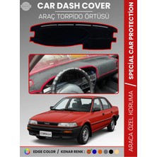 Toyota Corolla (1988-1991) Torpido Örtüsü Panel Halısı Torpido Koruma Tam Uyum Uv Koruma Kaymaz