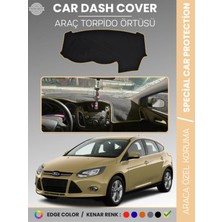 Ford Focus 3 (2011-2016) Torpido Örtüsü Ön Göğüs Torpido Koruma Tam Uyum Kaymaz Kolay Montaj