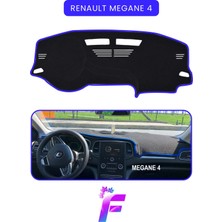 Renault Megane 4 Araca Özel Torpido Örtüsü | Ön Göğüs Kılıfı | Tam Koruma | Oto Aksesuar | A65
