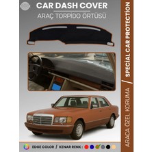 Mercedes S Class W126 (1979-1991) Torpido Örtüsü Premium Kalite Torpido Koruma Özel Kesim Uv Koruma