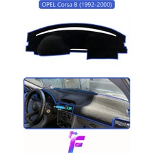 Opel Corsa B (1992-2000) Uyumlu Torpido Örtüsü | Yansıma Önleyici | Tam Koruma | Kolay Montaj | H77