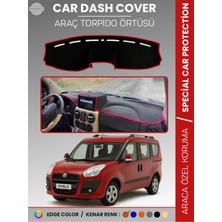 Fıat Doblo (2008-2013) Double Ekran Aırbagli Torpido Örtüsü Ön Göğüs Koruma Araca Özel Tam Uyum