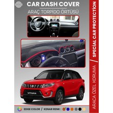 Suzuki Grand Vitara (2014-2021) Torpido Örtüsü Ön Göğüs Halı Torpido Koruma Tam Uyum Kaymaz