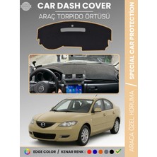 Mazda 3 (2003-2009) Torpido Örtüsü Panel Halısı Koruma Torpido Koruma Araca Özel Kaymaz Kolay Montaj
