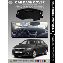 Peugeot 301 (2012-2024) Torpido Örtüsü Ön Göğüs Koruma Torpido Koruma Birebir Uyum Kaymaz Özel Kesim