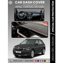 Skoda Kamıq (2019-2024) Torpido Örtüsü Ön Göğüs Halı Torpido Koruma Birebir Uyum Kaymaz Uv Koruma
