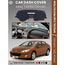 Peugeot 407 (2004-2010) Torpido Örtüsü Ön Göğüs Koruma Torpido Koruma Birebir Uyum Kaymaz Özel Kesim