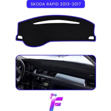 Skoda Rapid (2013-2017) Araca Özel Torpido Örtüsü | Ön Göğüs Kılıfı | Tam Koruma | Tam Uyum | A83