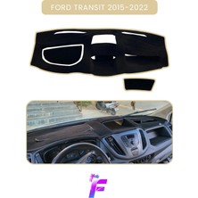 Ford TRANSİT(2015-2022) Araca Özel Torpido Örtüsü | Ön Göğüs Kılıfı | Tam Koruma | Oto Aksesuar TC13
