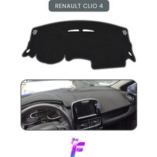 Renault Clio 4 Uyumlu Torpido Örtüsü | Araca Özel Üretim | Kolay Montaj | Torpido Kılıf | KORUMA|A26