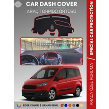 Ford Courier (2013-2020) Ekranlı Torpido Örtüsü Torpido Koruma Tam Uyum Çatlamayı Önler Kolay Montaj