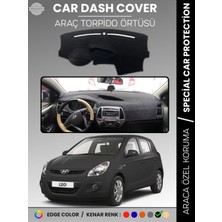Hyundai I20 (2008-2014) Torpido Örtüsü Göğüs Koruma Araca Özel Uv Koruma Kaymaz Kolay Montaj