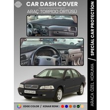 Volvo S40 (1996-2002) Torpido Örtüsü Ön Göğüs Koruma Torpido Koruma Tam Uyum Araca Özel Uv Koruma