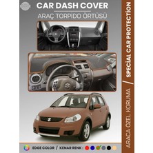 Suzukı Sx4 (2006-2014) Torpido Örtüsü Panel Torpido Koruma Tam Uyum Uv Koruma Hızlı Montaj