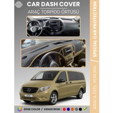Mercedes Vıto W447 (2014-2023) Torpido Örtüsü Premium Kalite Torpido Koruma Özel Kesim Uv Koruma