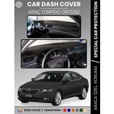 Skoda Super B (2015-2020) Torpido Örtüsü Ön Göğüs Halı Torpido Koruma Tam Uyum Kaymaz Uv Koruma