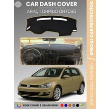 Volkswagen Golf 7 (2013-2020) Torpido Örtüsü Ön Göğüs Koruma Tam Uyum Çatlamayı Önler