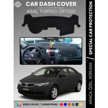 Kia Cerato (2008-2012) Torpido Örtüsü Ön Panel Torpido Koruma Tam Uyum Tam Uyum Kaymaz Kolay Montaj