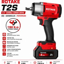 Rotake T2S 1/2 1180 Nm Darbeli Somun Sıkma