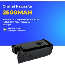 Ümit Maker Karcher Vc 7 Signature Line 2500 Mah 25.2V Dikey Süpürge Batarya