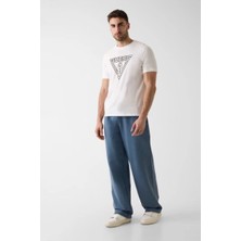 Guess Miken Erkek Aktif Regular Fit T-Shirt
