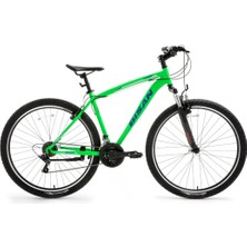 Bisan Leon V - 29 Jant 19'' 48 cm (L - Xl) Kadro 21 Vites Dağ Bisikleti - Neon Yeşil Lacivert
