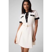 Guess Claudie Kadın Flare Fit Elbise