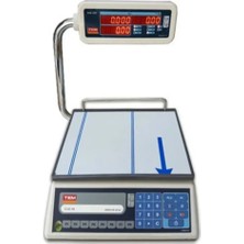 ebaysan Tem Ege LED Hesaplamalı Katlanır Boyunlu Terazi 30 kg