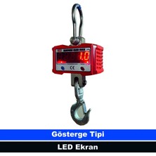 ebaysan Tem SH-1000 1 Ton 500 gr Kancalı Tartım Baskülü Onaysız