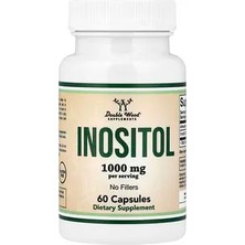 Double Wood Supplements Inositol, 60 Kapsül