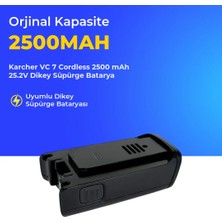 Ümit Maker Karcher Vc 7 Cordless 2500 Mah 25.2V Dikey Süpürge Batarya