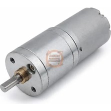 Meon Robotik Otomasyon 12V 25MM 130 Rpm Redüktörlü Dc Motor - JGA25-370