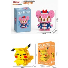Kinku Kutulu Block-Puzzle-Yapboz-3d Zeka Geliştiren-Mini Sevimli Figürler Minyatür