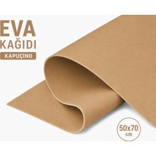Roco Paper Co. Eva Kağıt, Çiçek Yapım Eva, Dekoratif Süsleme ve Elişi Kağıdı, 1.5 mm -  50X70 cm - Kapuçino