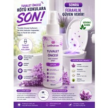 Lavendrose Tuvalet Kokusu - Tuvalet Öncesi ve Sonrası Koku Giderici Leylak Sprey 100 ml