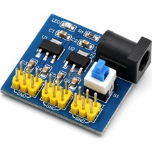 Meon Robotik Otomasyon 12 V Giriş 3.3 V 5 V Çoklu Çıkışlı Regülatör Kartı