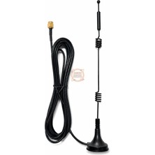 Meon Robotik Otomasyon 2.4g/5.8g 12DBI Wifi Anten Sma Erkek – Manyetik 3m Kablolu