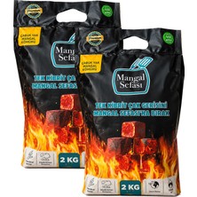 Mangal Sefası Çabuk Yak Mangal Kömürü 2 kg x 2 Adet