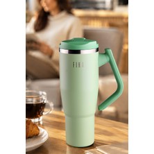 Neoflam Fika Lumi Patentli Döner Kulplu Sızdırmaz Çelik Termos 1200 ml - Mint Yeşili