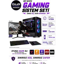 Özlen XXL26 İ7 14700K RTX 5070 Tİ 16GB 32GB DDR5 RAM 1TB M.2 SSD 24'' Full HD 200Hz Oyuncu Bilgisayarı