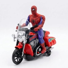 Kinku KİNKU Pilli Işıklı Sesli Motorlu Spider Örümcek Adam  Spider Motor